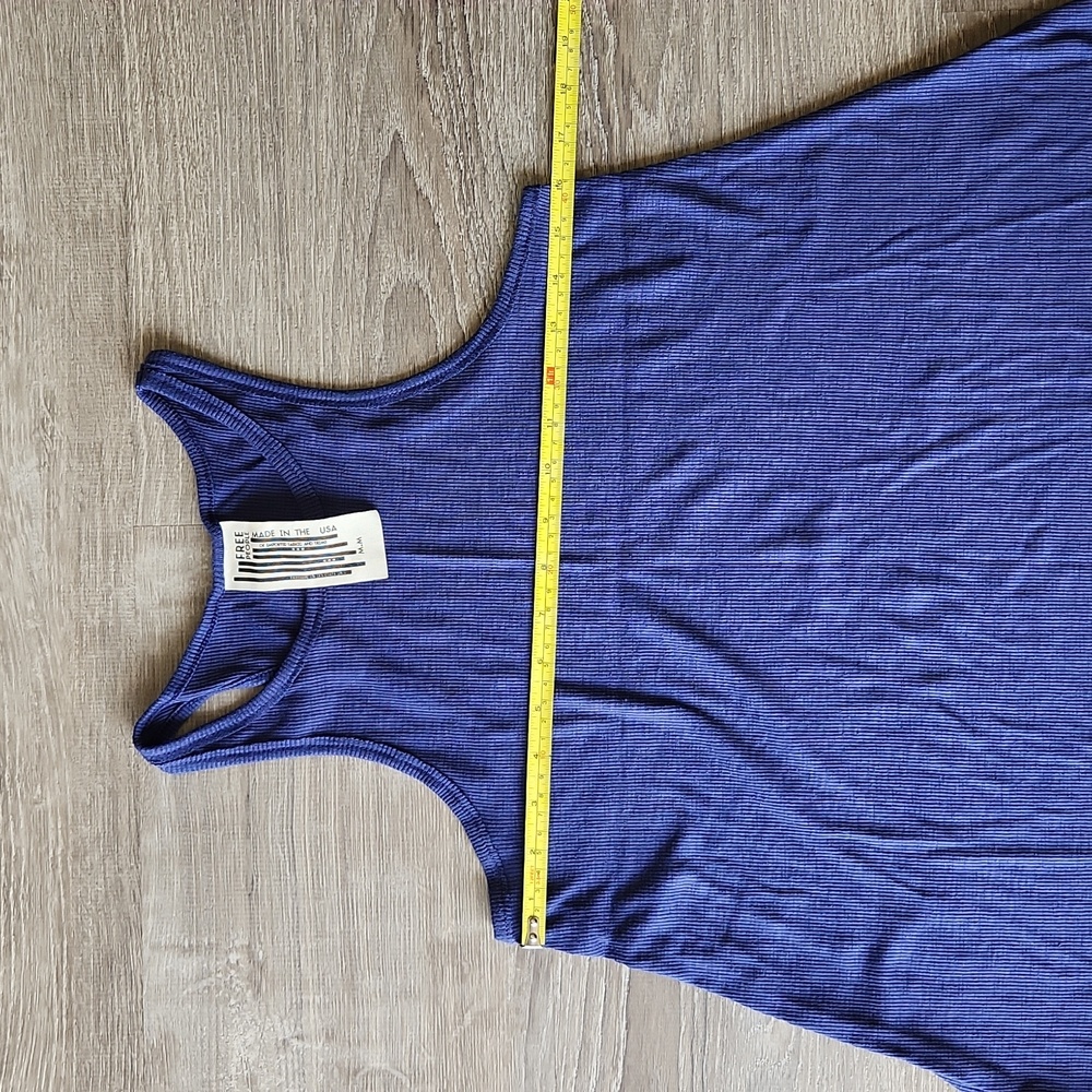 FREE PEOPLE Long Beach Tank Top Size M - Picture 8 of 9